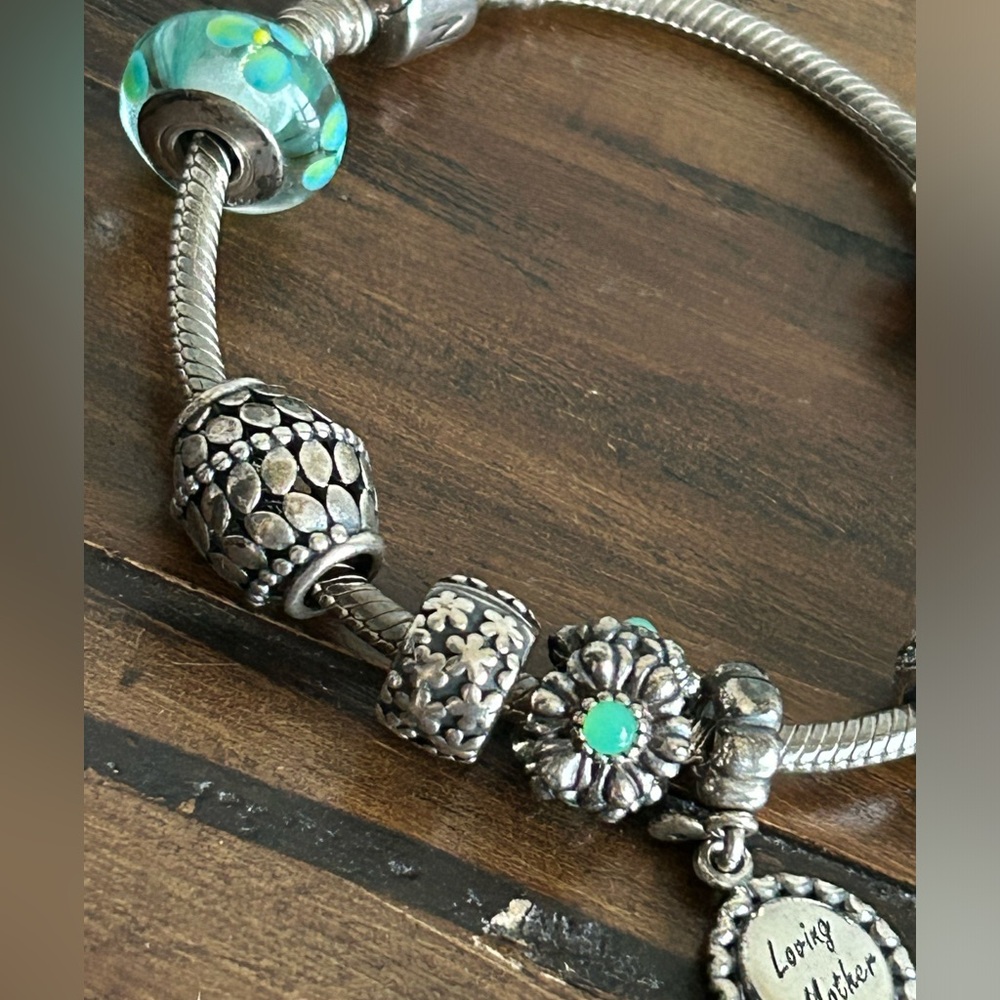 Pandora Charm Bracelet Loving Mother Disney Mickey Mouse Sea Turtle View 6